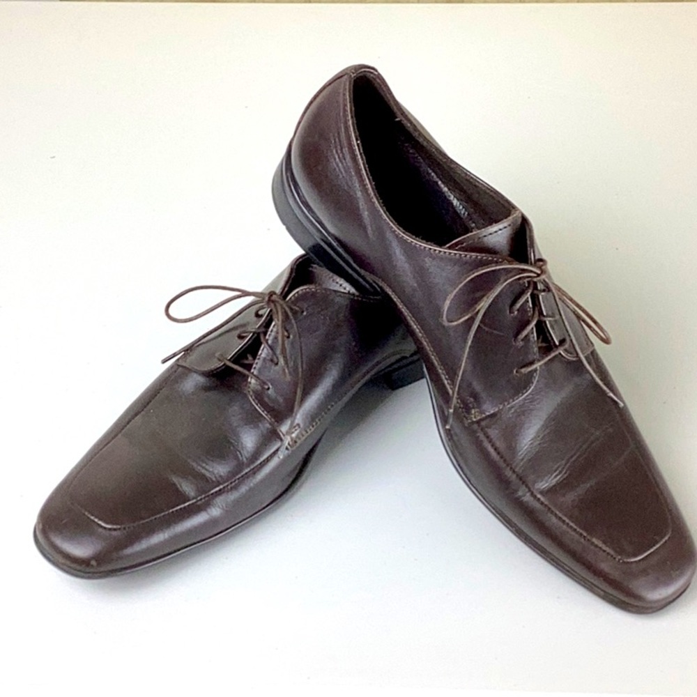 To Boot New York Mens Dress Shoes Size EU 43 / US 10. Brown Oxford.